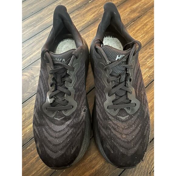 Hoka One One Mens Arahi 6 1123194 BBLC Black Running Shoes Sneakers Size 11 D main image 8